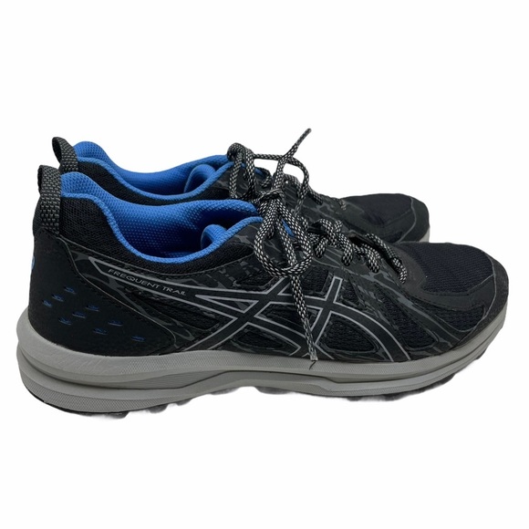 Asics Frequent Trail Black Sneakers Size 9.5 - Picture 4 of 11